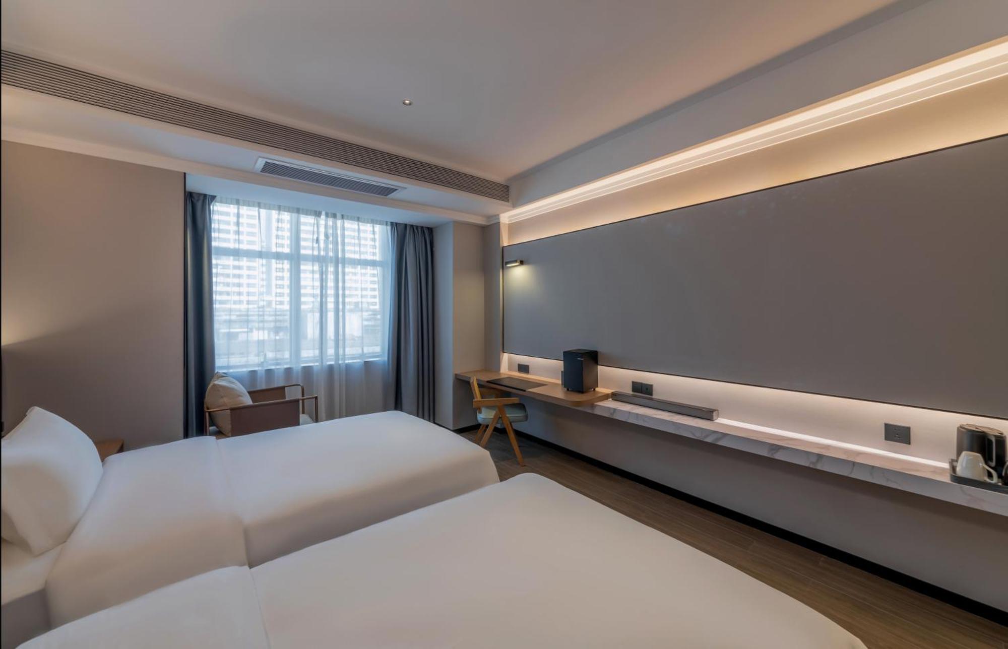 Luyue Hotel Movie Hotel Huaqiangbei Convention And Exhibition Center Branch شينزين المظهر الخارجي الصورة