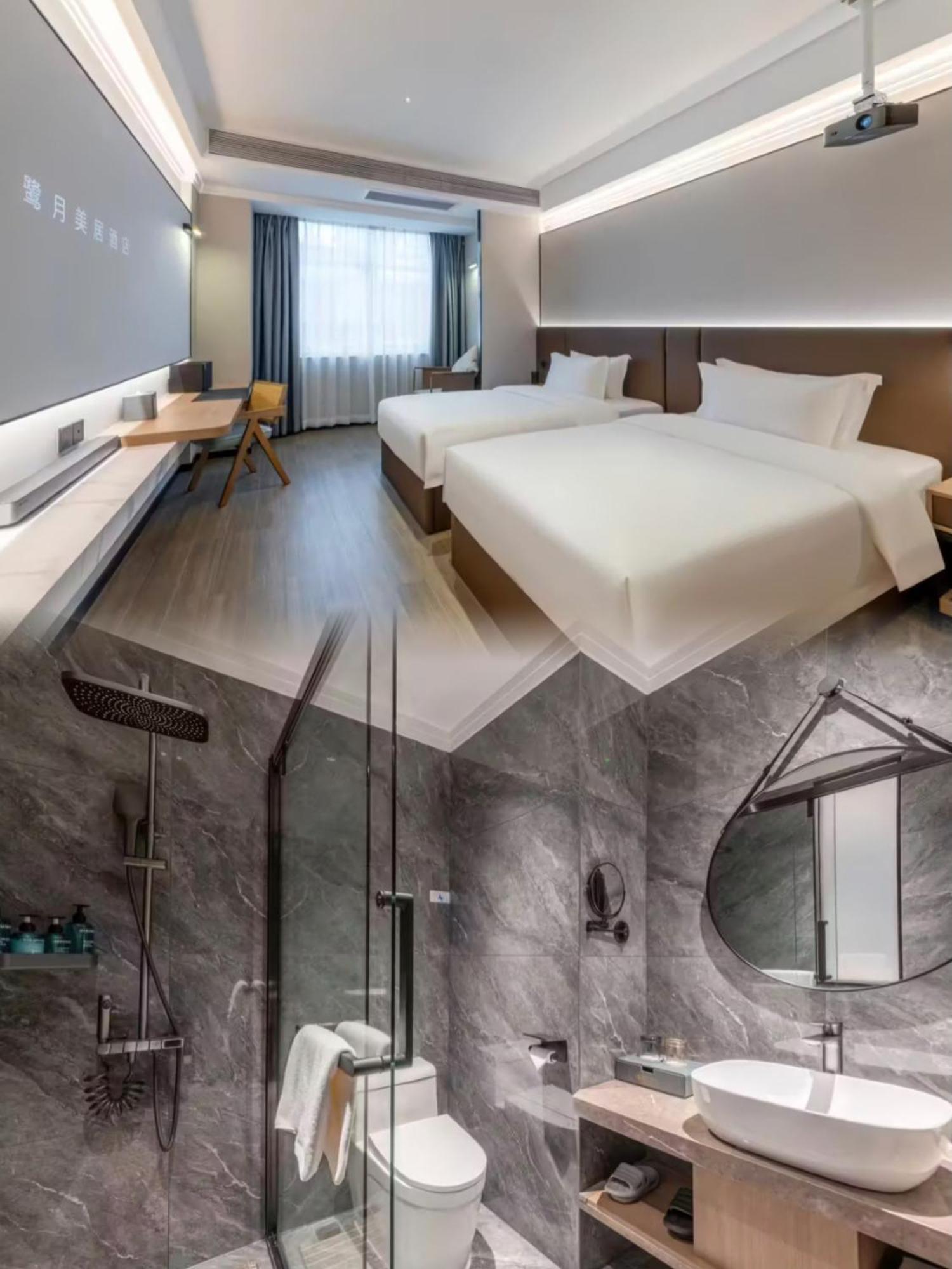 Luyue Hotel Movie Hotel Huaqiangbei Convention And Exhibition Center Branch شينزين المظهر الخارجي الصورة