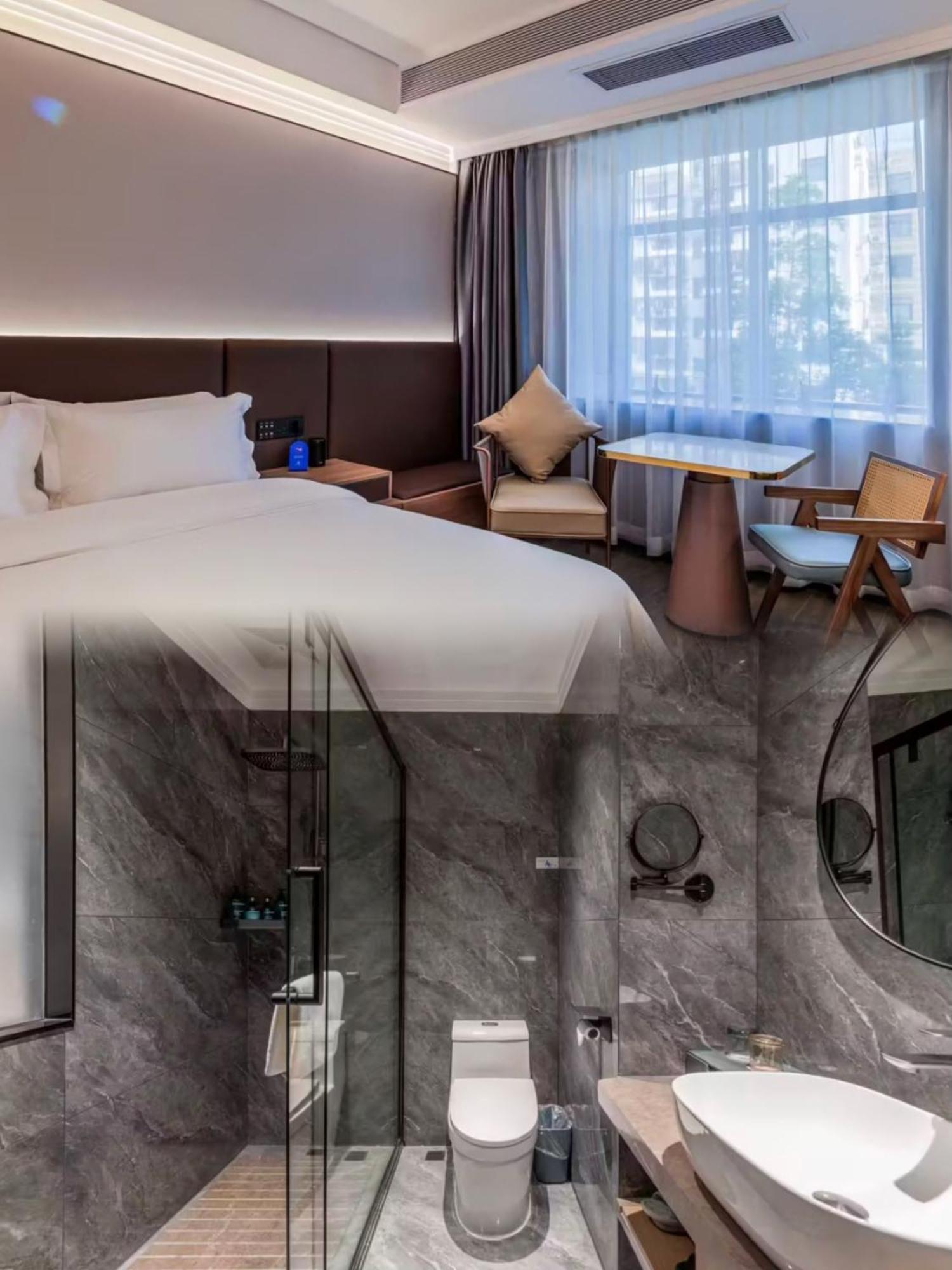 Luyue Hotel Movie Hotel Huaqiangbei Convention And Exhibition Center Branch شينزين المظهر الخارجي الصورة